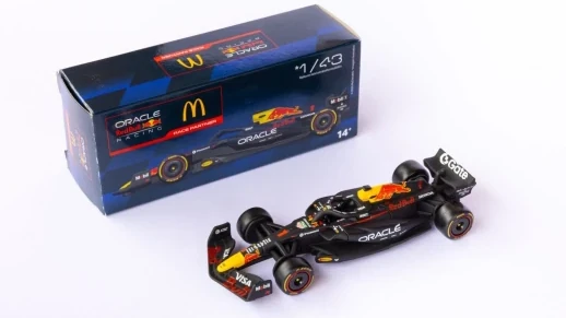 McDonalds volta a oferecer miniatura da Red Bull Fórmula 1 
