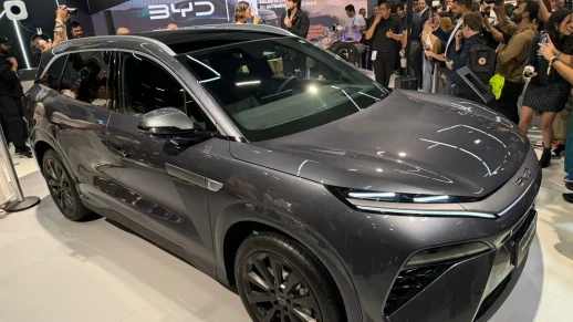 BYD lança seu SUV mais caro: Atto 8 de 7 lugares e 488cv