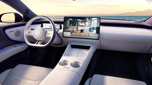 Interior do MG 07 e revelado: sedã recebe críticas pela semelhança com Porsche Taycan 