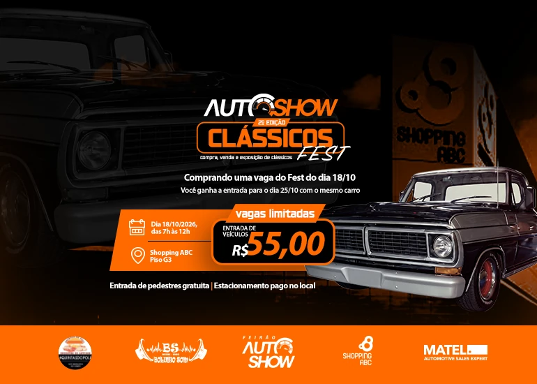 2ª edição do AutoShow Fest – Clássicos