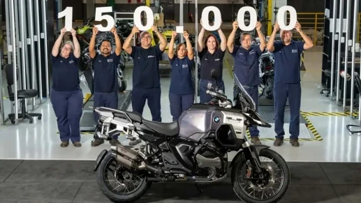Fábrica de motos da BMW chega a 150.000 unidades produzidas 