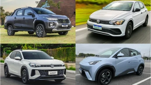 Strada se mantém líder: Tera, Polo e Dolphin Mini se destacam 
