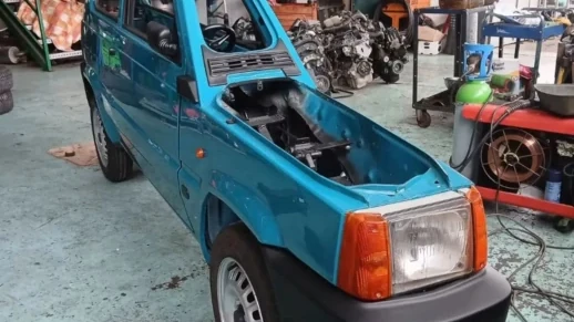 Fiat Panda de 50cm de largura recebe selo do Guiness