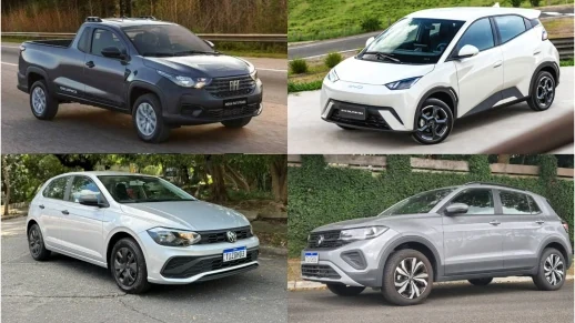 Strada, Polo e Dolphin Mini são os mais vendidos em setembro de 2026