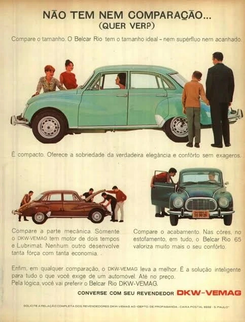 Propaganda da linha Vemag 